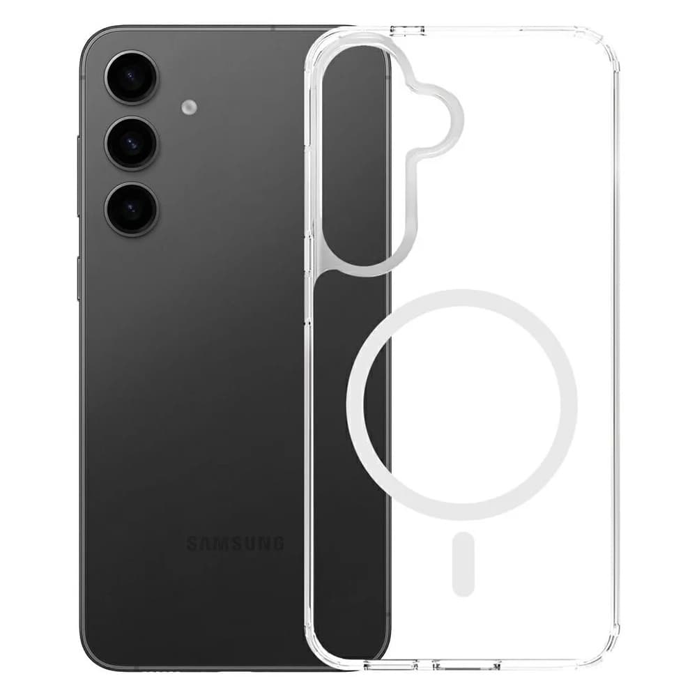 3mk Armor MagCase Samsung Galaxy S25 S24 Průhledný - náhled 2
