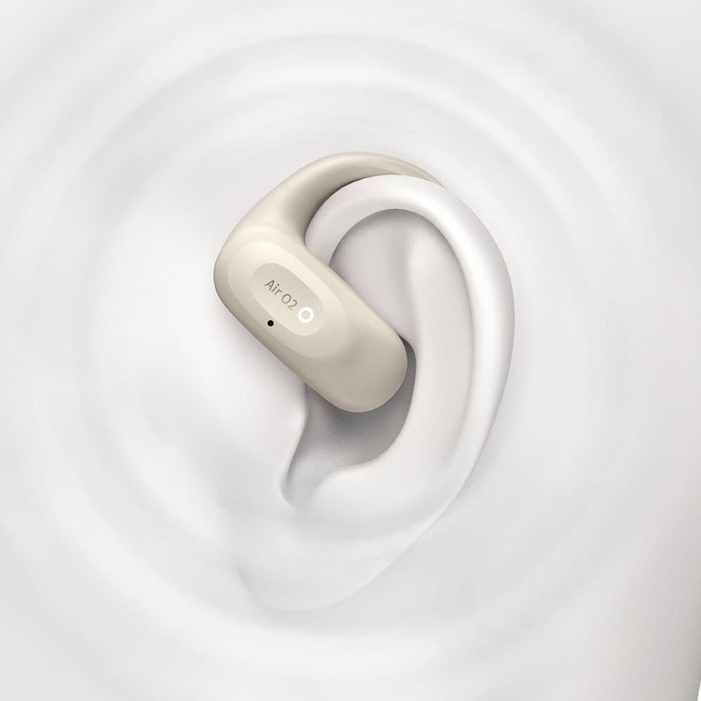 Mcdodo – bezdrátová sluchátka OWS Air O2 Series (HP-8051) – otevřená, Bluetooth V5.4, ergonomický design – béžová - náhled 2