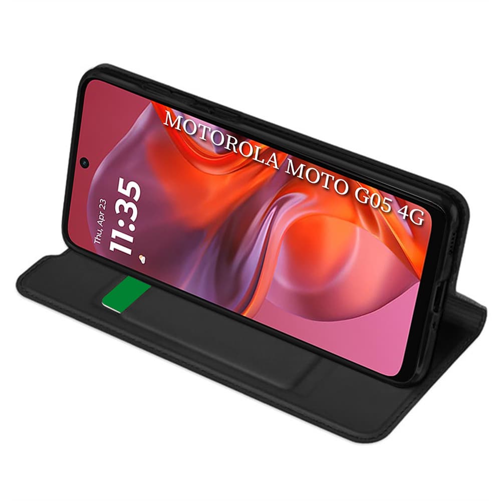 Pouzdro Techsuit Magskin Book pro Motorola Moto G05 E15 černé - náhled 2