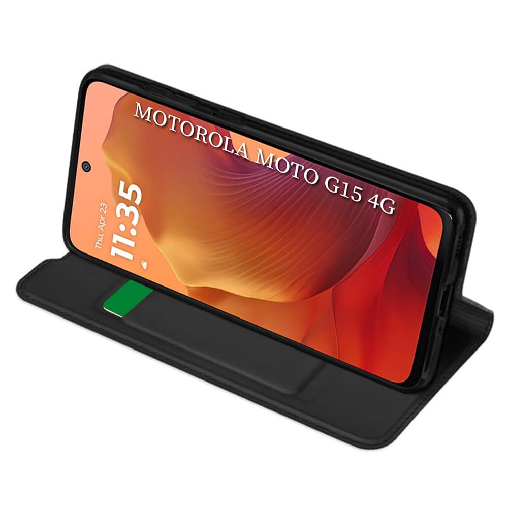 Techsuit Magskin Book pro Motorola Moto G15 G15 Power černá - náhled 2
