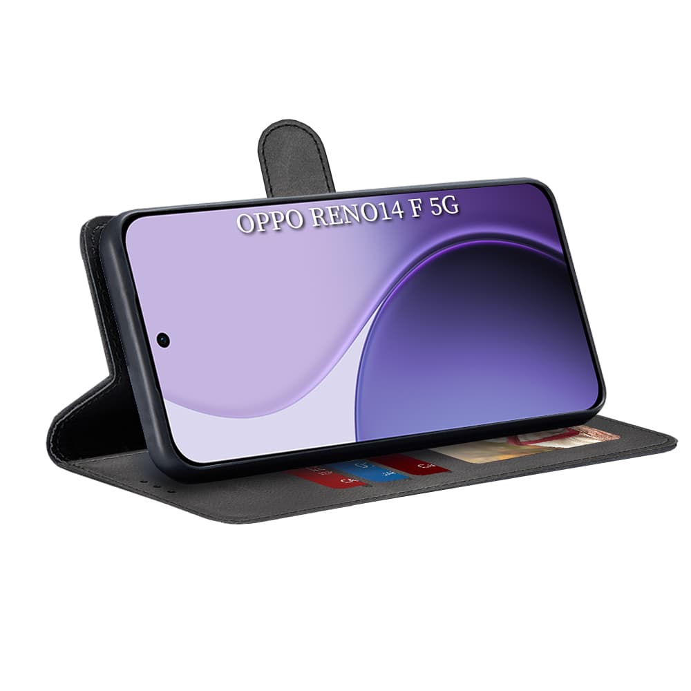Techsuit Diary Book pro Oppo Reno14 F Reno14 FS 5G černá - náhled 2