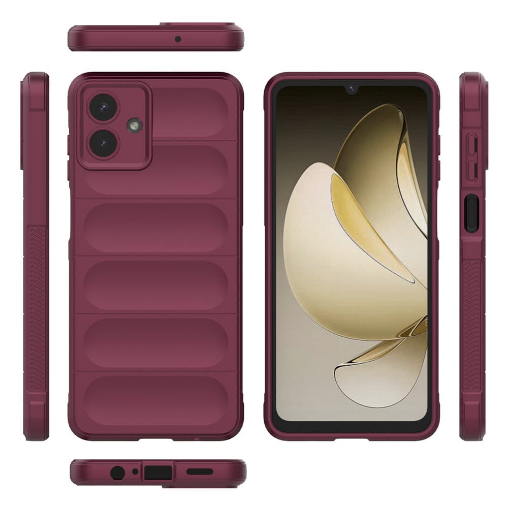 Techsuit Magic Shield pro Samsung Galaxy A07 4G v barvě bordó - náhled 2