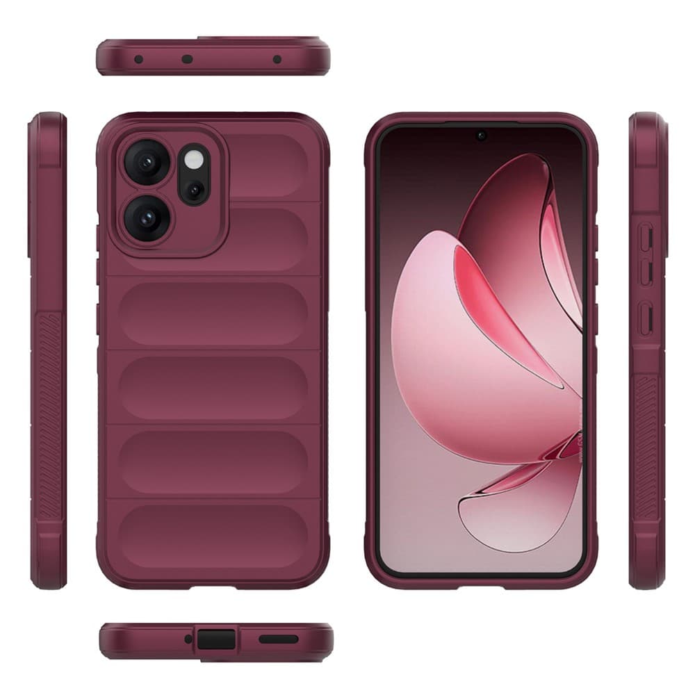 Techsuit Magic Shield pro Oppo Reno14 F Reno14 FS 5G v barvě bordeaux - náhled 2
