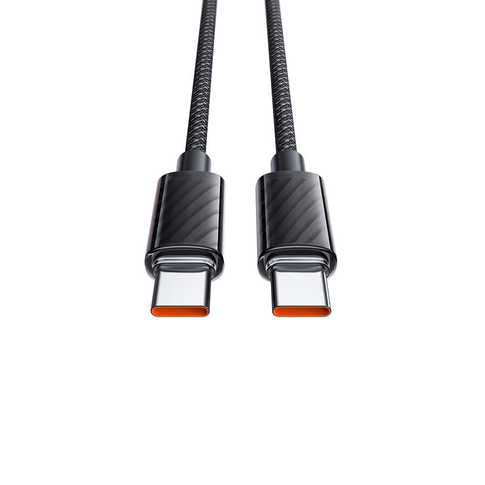 Mcdodo – datový kabel (CA-3670) – Type-C na Type-C, transparentní design, 100W, 5A, 1,2m – černý - náhled 2