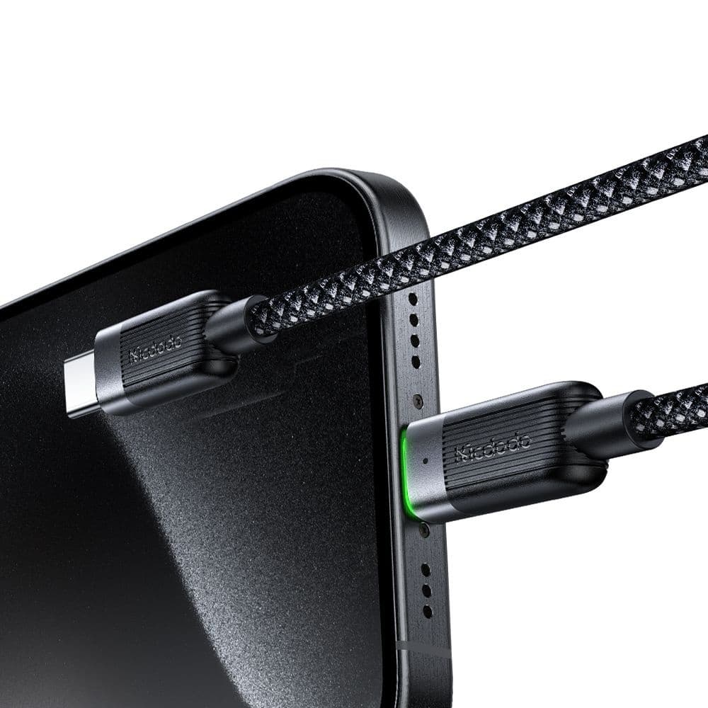 Mcdodo - datový kabel řady Self-Winding (CA-2000) - USB-C na USB-C, 60W, rychlonabíjení, 1.2m - černý - náhled 2