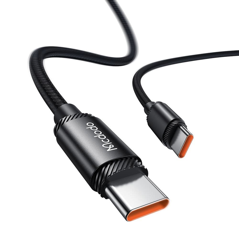 Mcdodo - datový kabel (CA-3680) - USB-C na USB-C, rychlonabíjení, 5A, 240W, 1,2m - černý - náhled 2