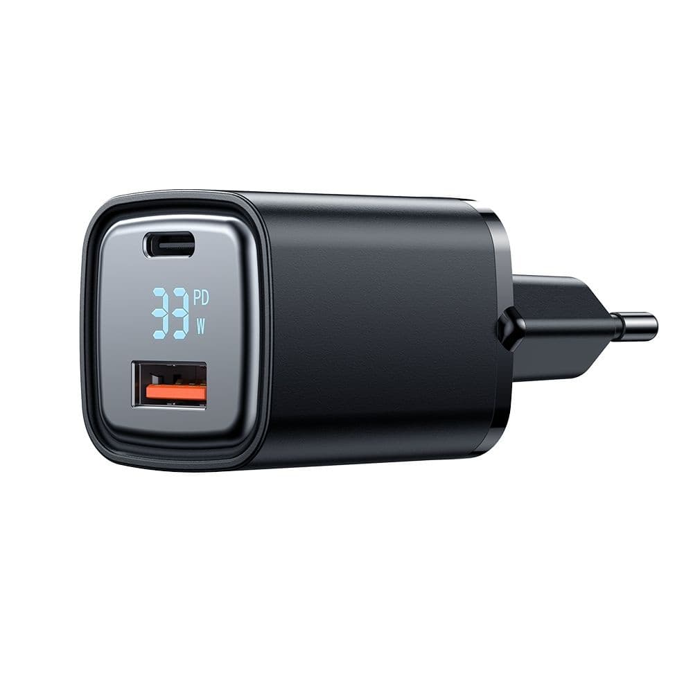 Mcdodo - nástěnná nabíječka Graphite Series (CH-1701) - USB-A, USB-C, 33W, rychlonabíječka, digitální displej - černá - náhled 2