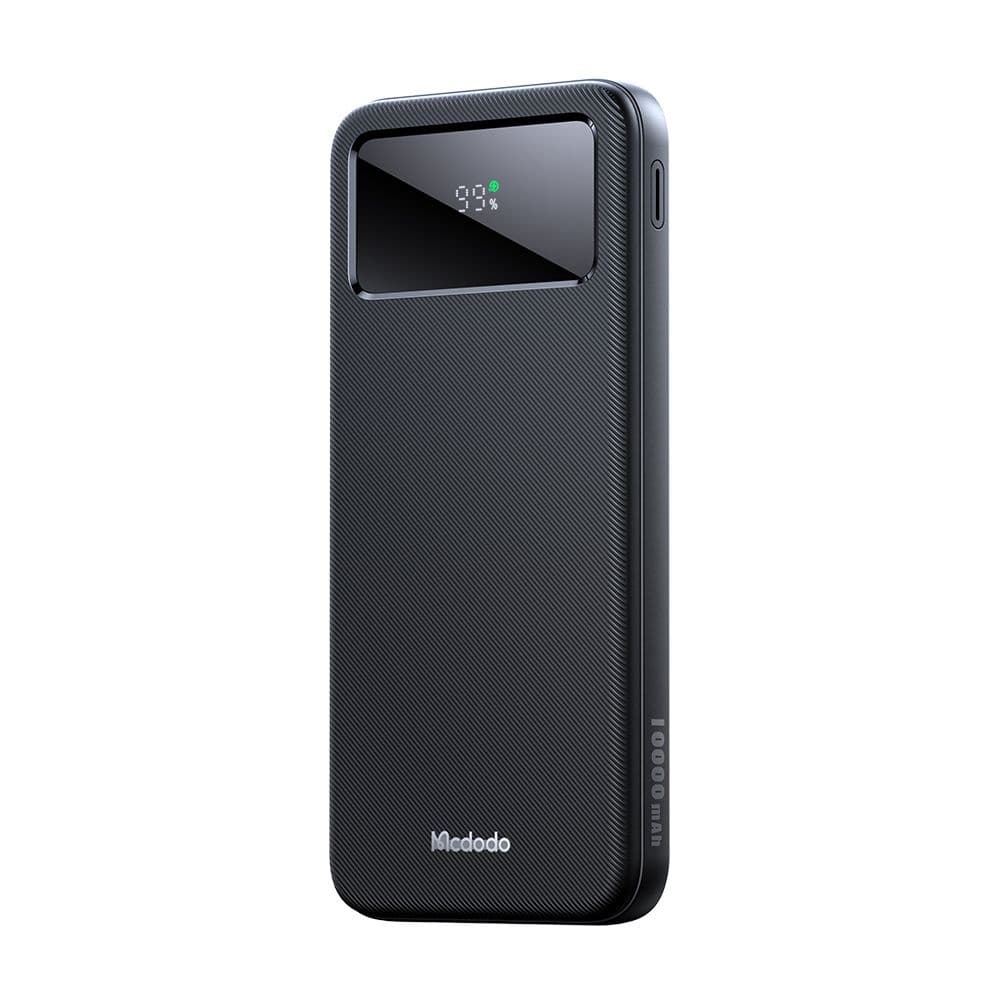 Mcdodo – powerbanka (MC-4220) – port USB-C + 2x USB-A, 10000 mAh, 22,5 W, LED displej – černá - náhled 2