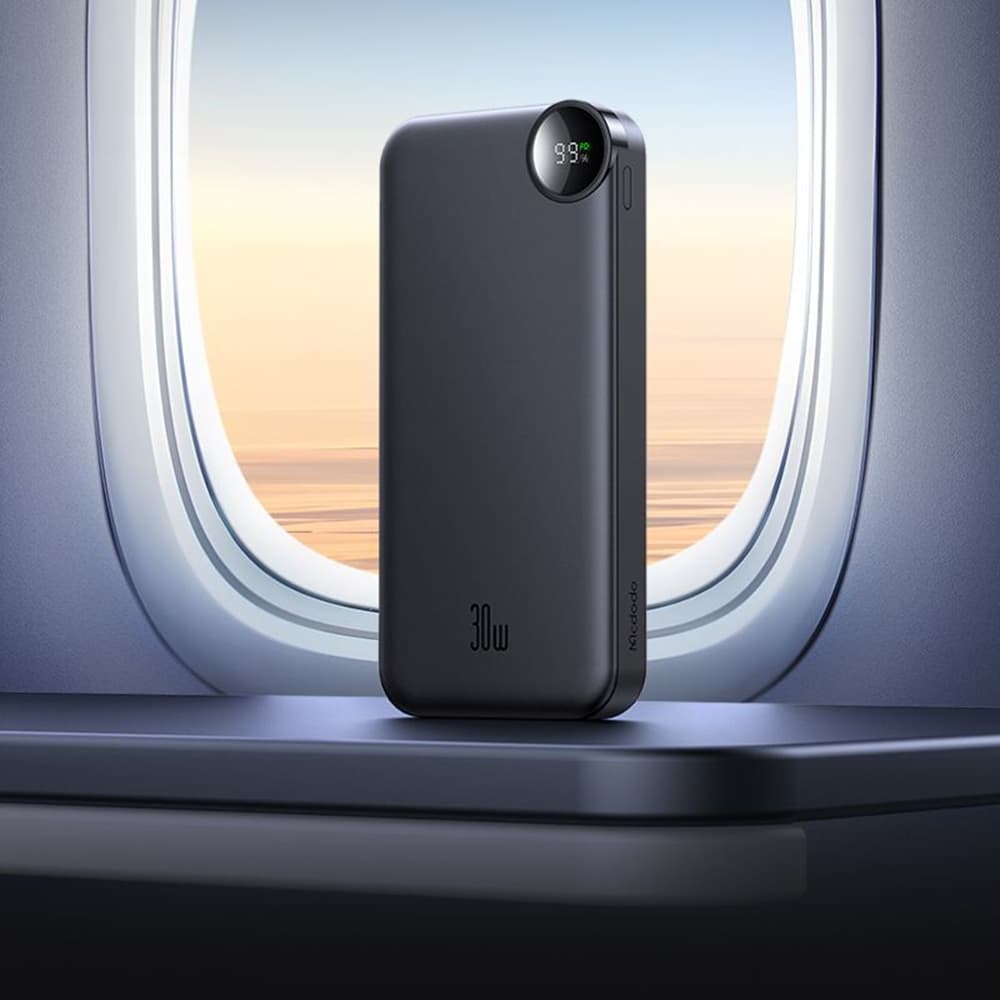 Mcdodo Power Bank MC-3850 USB-C port 10000mAh 30W LED displej černá - náhled 2