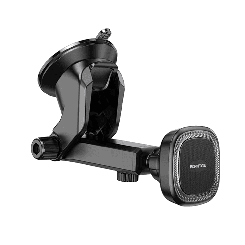 Borofone držák do auta Ice BH97 magnetický s přísavkou 360° černo šedý - náhled 2