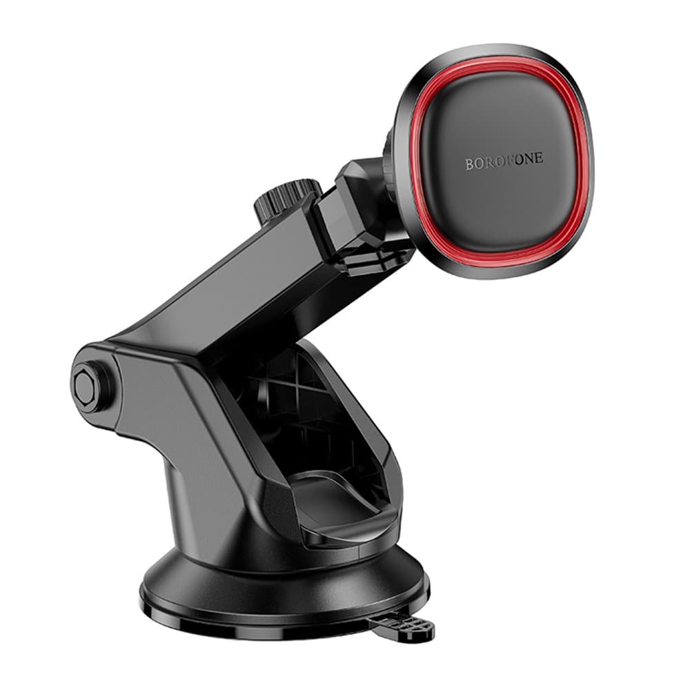 Borofone držák do auta Roman BH125 magnetický s přísavkou 360° černo šedý - náhled 2