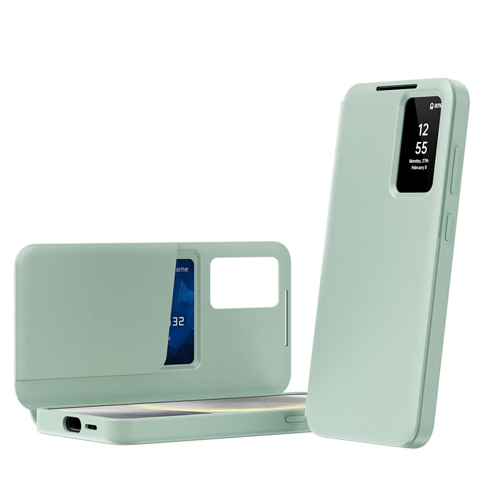 Techsuit SmartView Series pro Samsung Galaxy S25 FE zelená - náhled 2