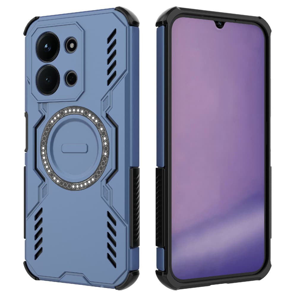 Pouzdro Techsuit ArmorMag pro Xiaomi Redmi 15C 4G/5G modré - náhled 2