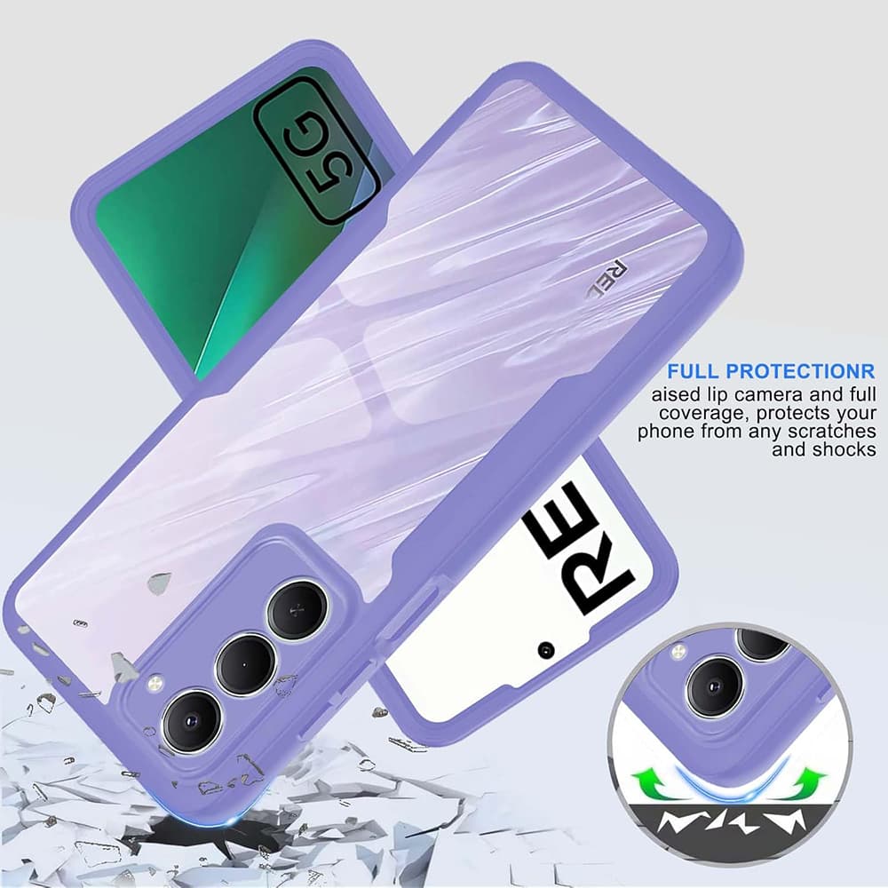 Techsuit ColorVerse 360 Series + Ochranná fólie Xiaomi Redmi 15 4G / 5G Růžová - náhled 2