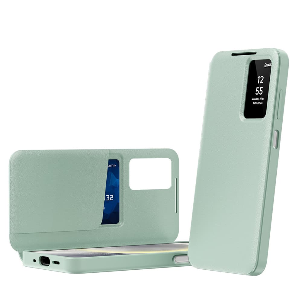 Techsuit SmartView Series pro Samsung Galaxy A17 5G A17 4G A26 5G zelená - náhled 2