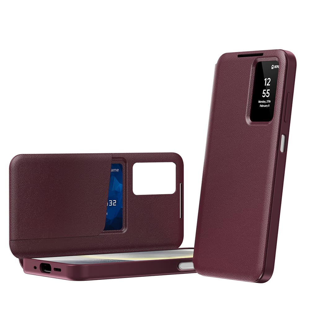 Techsuit SmartView Series pro Samsung Galaxy A17 5G A17 4G A26 5G červená - náhled 2