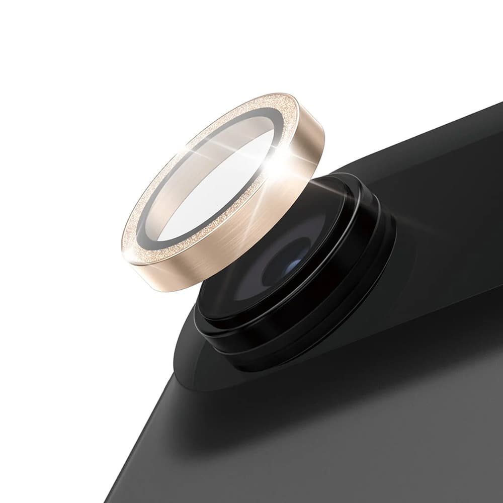 PanzerGlass® Hoops® ochrana čočky fotoaparátu iPhone 17 Air třpytivě zlatá - náhled 2
