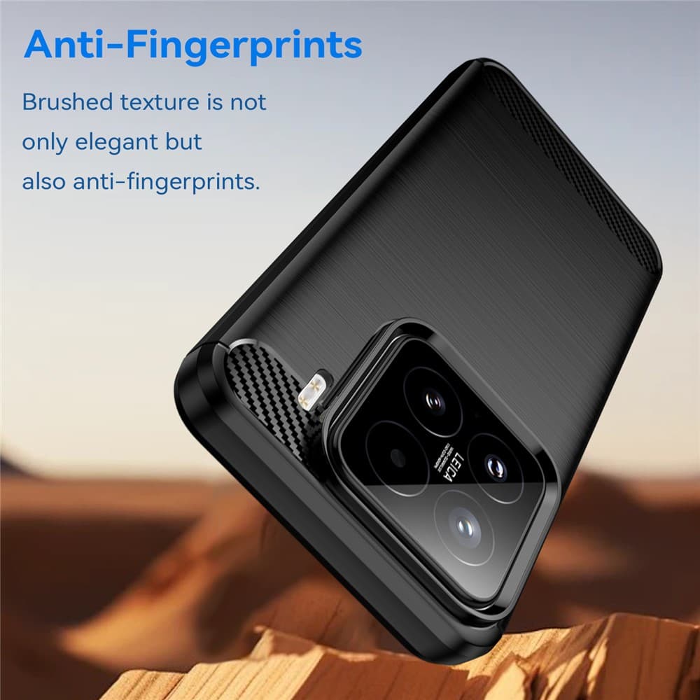 Techsuit Carbon Silicone pro Xiaomi 15T černý - náhled 2