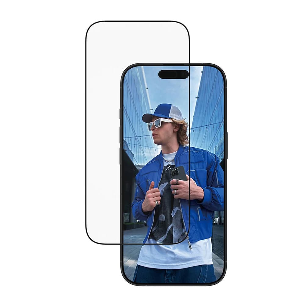 PanzerGlass Ultra-Wide Fit ochranné sklo s EasyAlignerem iPhone 17 iPhone 16 Pro černé - náhled 2
