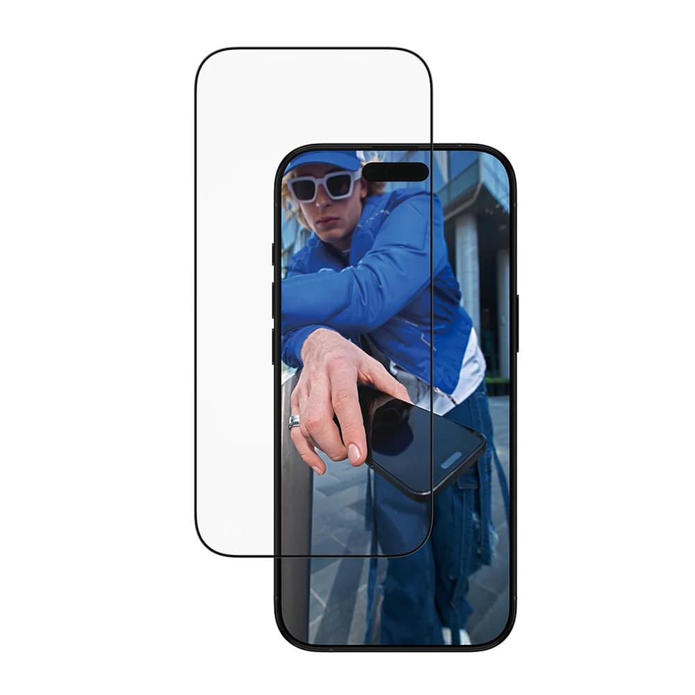 PanzerGlass® Ultra-Wide Fit ochranné sklo s EasyAlignerem iPhone 17 Air černé - náhled 2