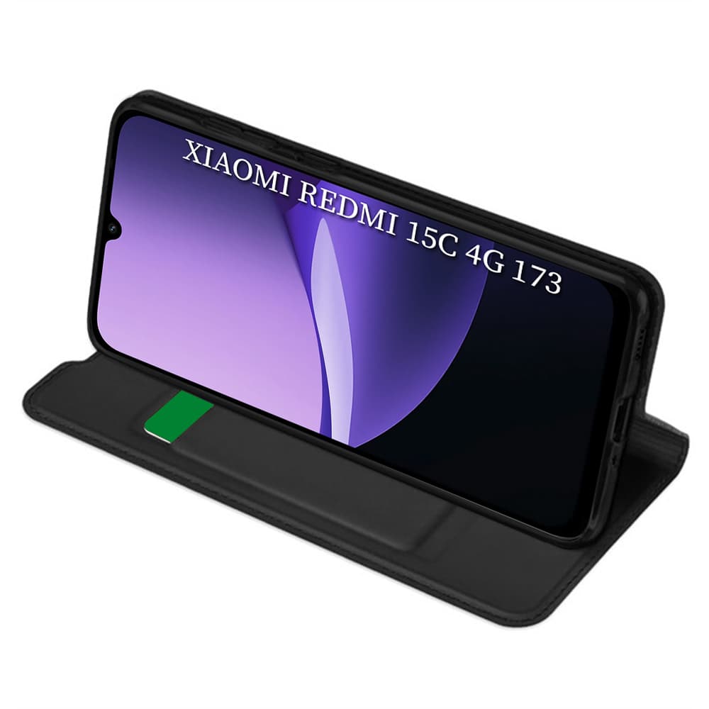 Pouzdro Techsuit Magskin Book pro Xiaomi Redmi 15C 4G/5G černé - náhled 2