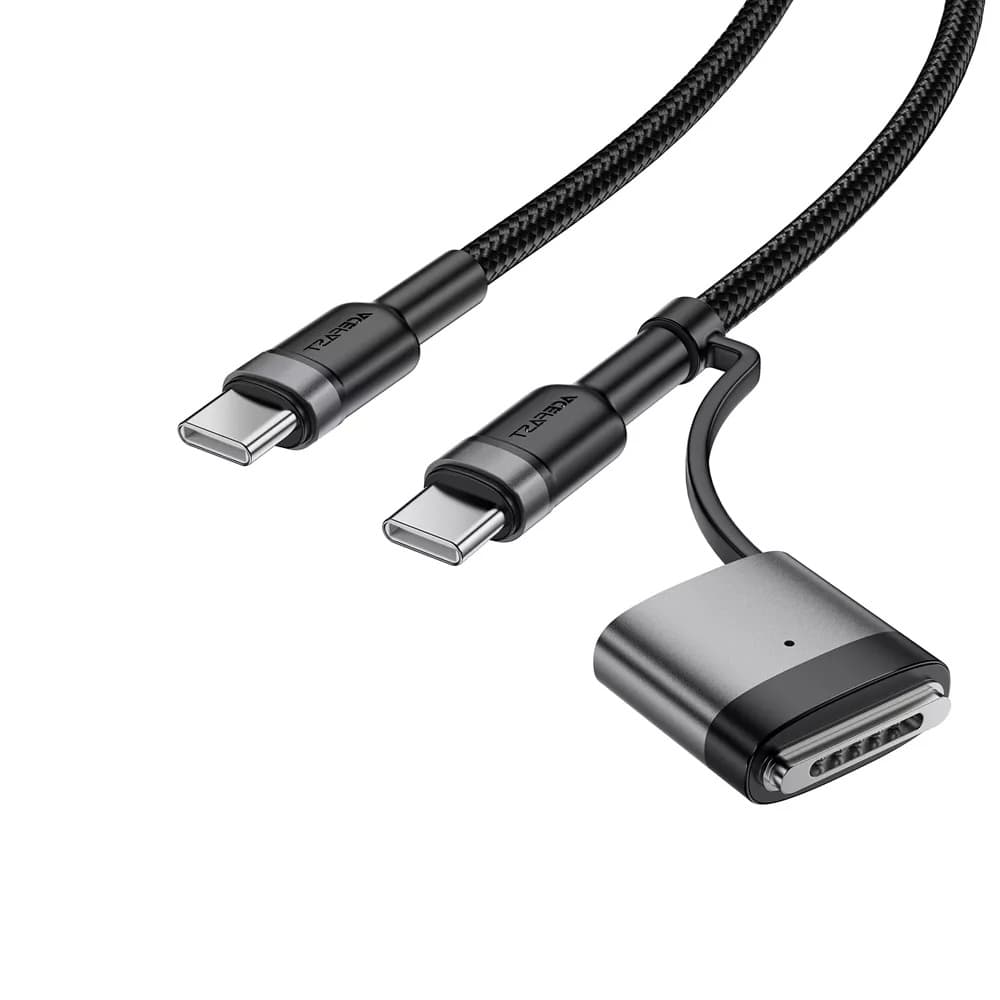 Acefast Data Cable C22-05 Rychlonabíjecí Type-C na Type-C MagSafe 3 Adaptér 240W 48V/5A 1.2m černá - náhled 2