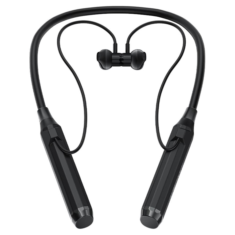 Acefast - Bluetooth sluchátka (N6) - pro sport, za hlavu, s nákrčníkem, Bluetooth 5.4, IPX4, slot na TF kartu, 1000mAh - černá - náhled 2