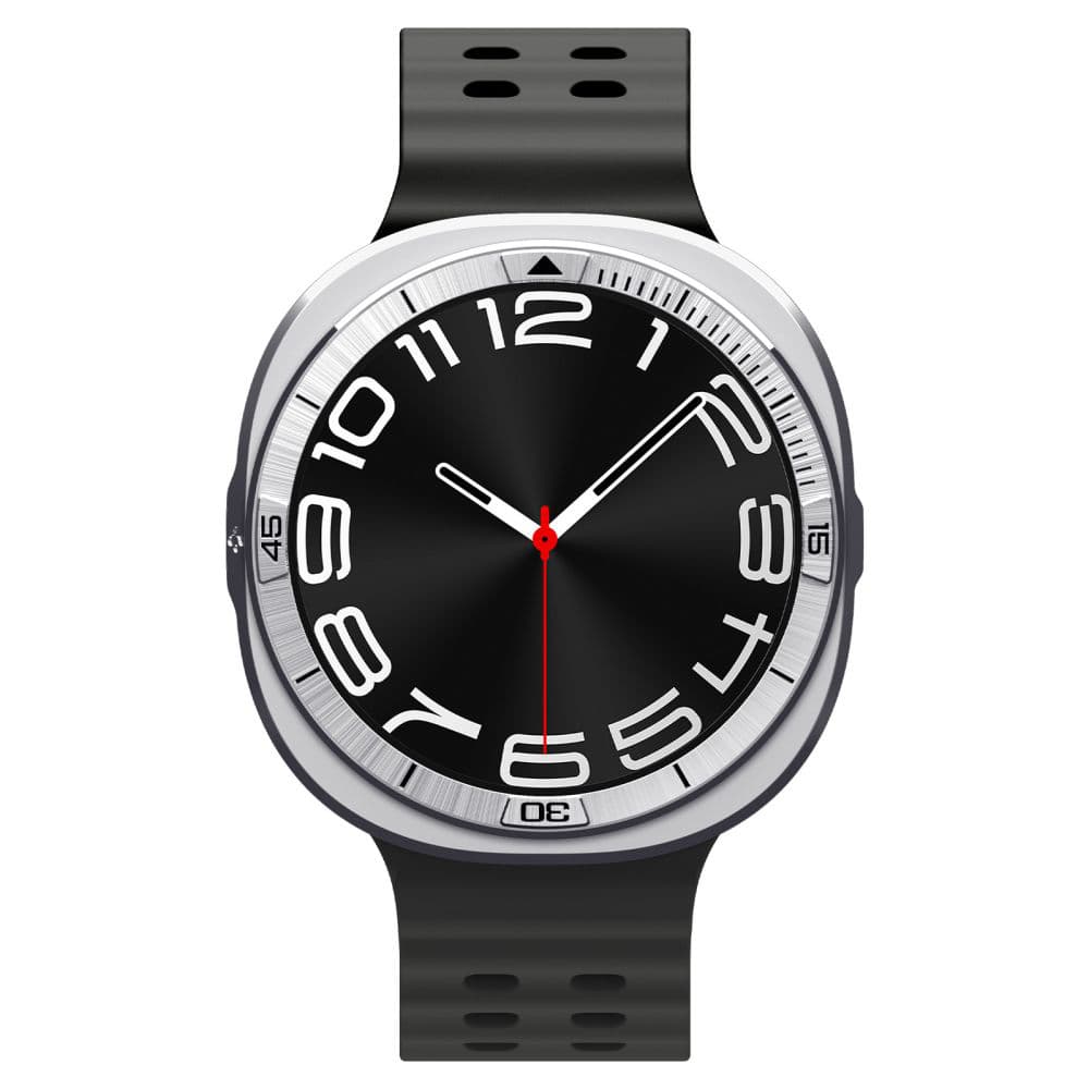 Spigen Bezel Tune Pro Pilot pro Samsung Galaxy Watch8 44mm nerezová ocel stříbrná - náhled 2