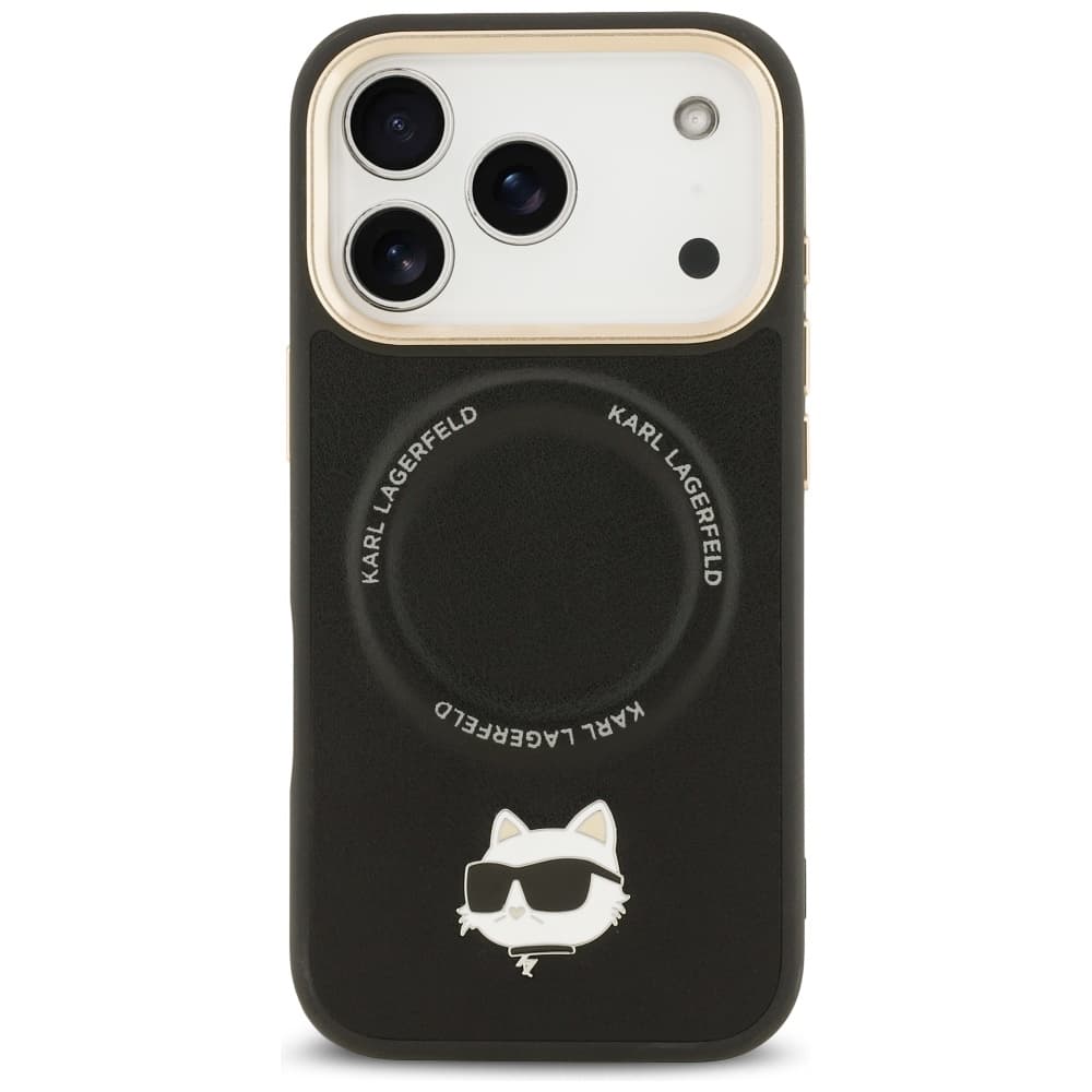 Karl Lagerfeld Hardcase Big Strap Karl Metal Logo MagSafe iPhone 17 Pro Max černá - náhled 2