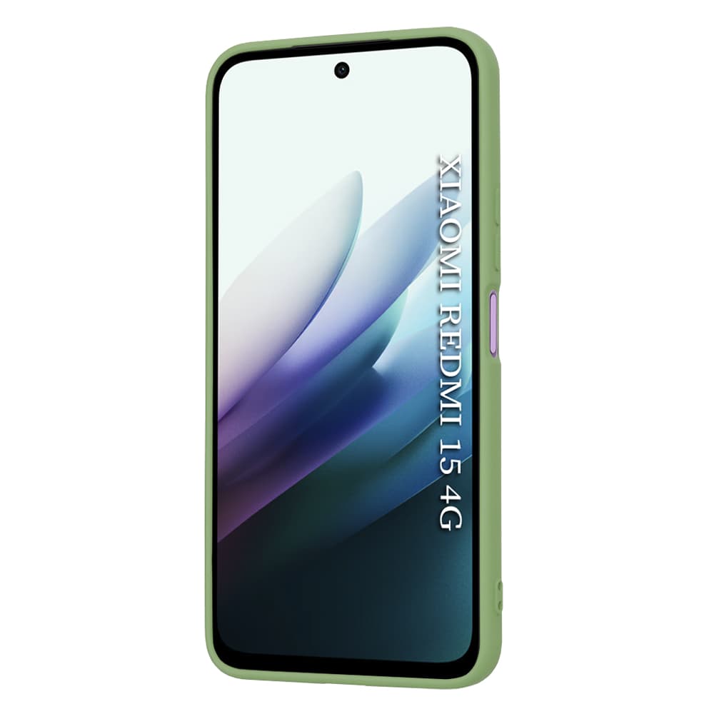 Techsuit SoftFlex pro Xiaomi Redmi 15 4G / Redmi 15 5G mátově zelený - náhled 2