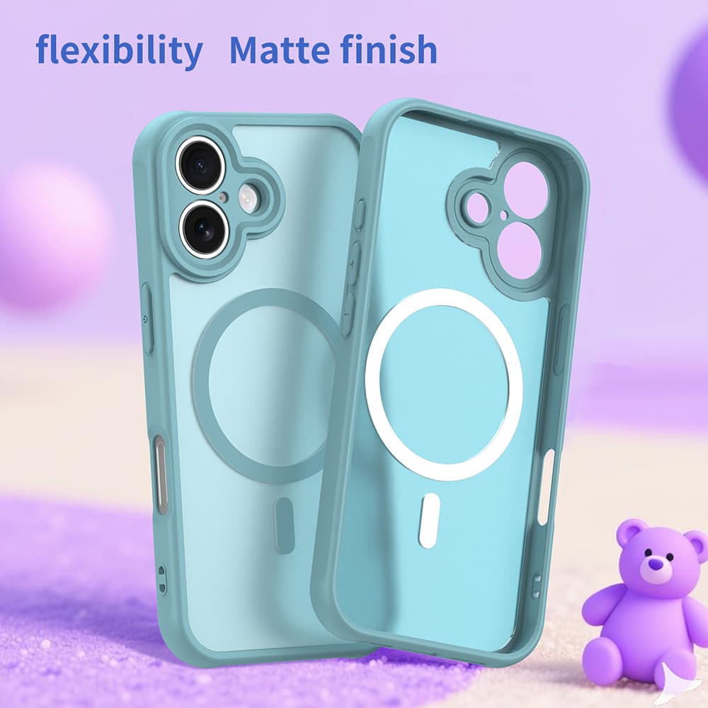 Techsuit HaloFrost II MagSafe pro iPhone 17 mátově zelená - náhled 2