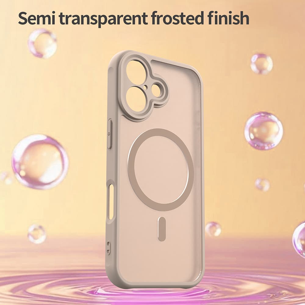 Techsuit HaloFrost II MagSafe pro iPhone 17 zlatý - náhled 2