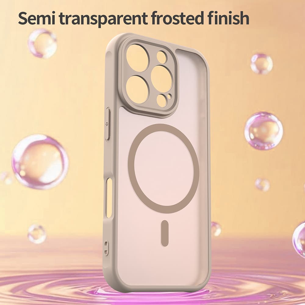 Techsuit HaloFrost II MagSafe pro iPhone 16 Pro zlatý - náhled 2