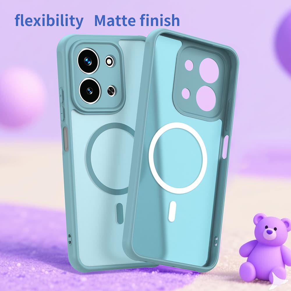 Techsuit HaloFrost II MagSafe pro Xiaomi Redmi 15C 4G/5G mátově zelená - náhled 2