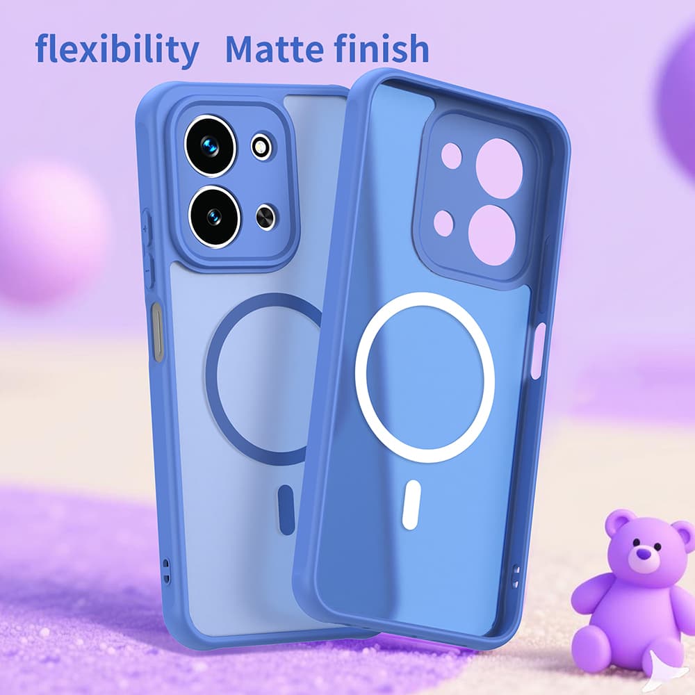 Techsuit HaloFrost II MagSafe pro Xiaomi Redmi 15C 4G/5G nebesky modrá - náhled 2