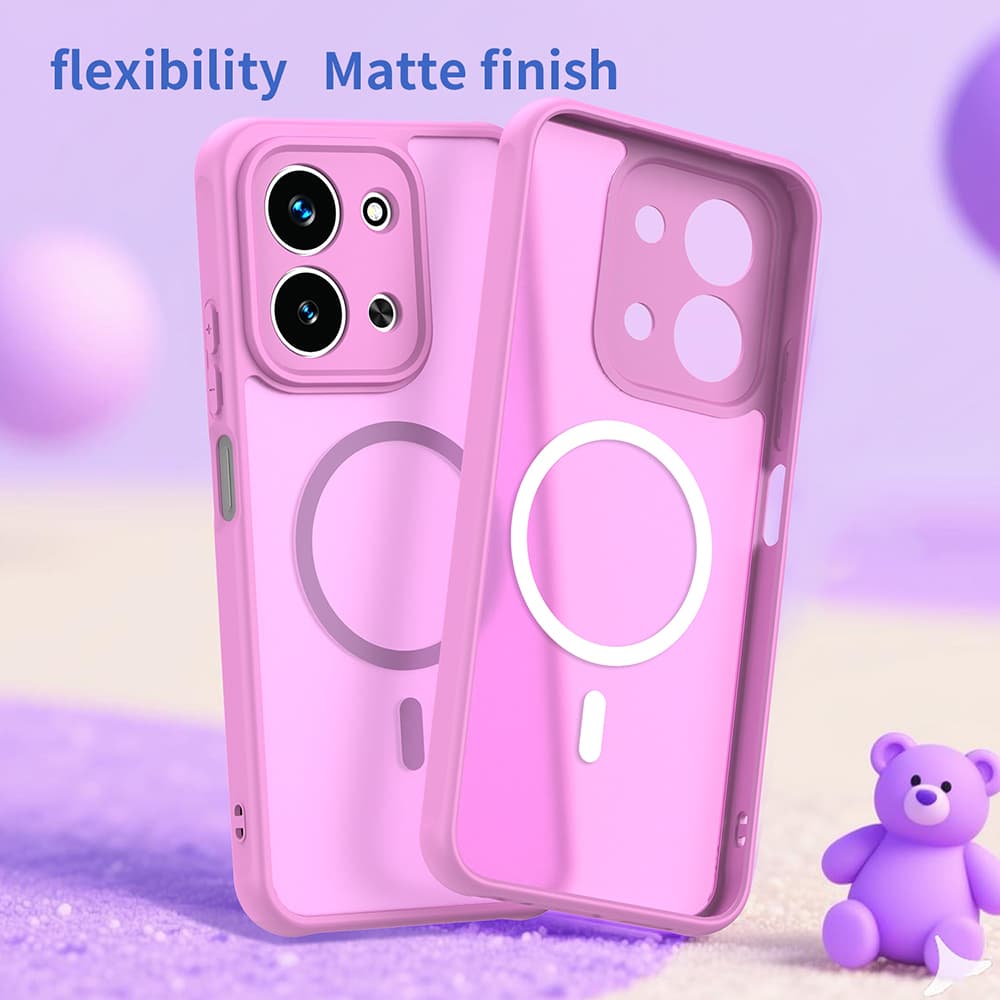 Techsuit HaloFrost II MagSafe pro Xiaomi Redmi 15C 4G/5G růžová - náhled 2