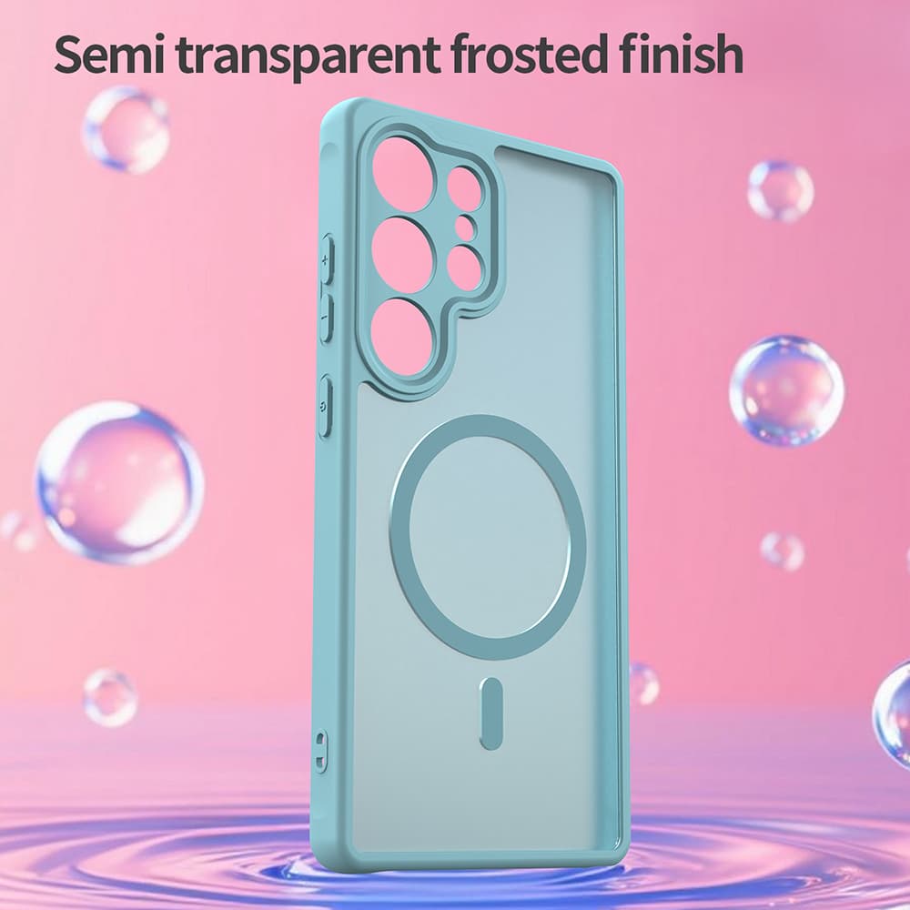 Techsuit HaloFrost II MagSafe pro Samsung Galaxy S25 Ultra mátově zelená - náhled 2
