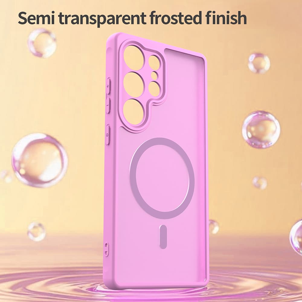 Techsuit HaloFrost II MagSafe pro Samsung Galaxy S25 Ultra růžová - náhled 2