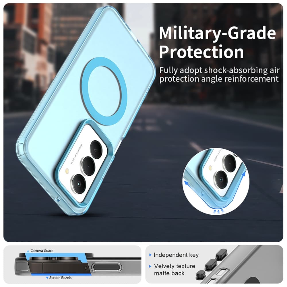 Techsuit CandyCase MagSafe pro Xiaomi Redmi 15 4G / 5G modrý - náhled 2