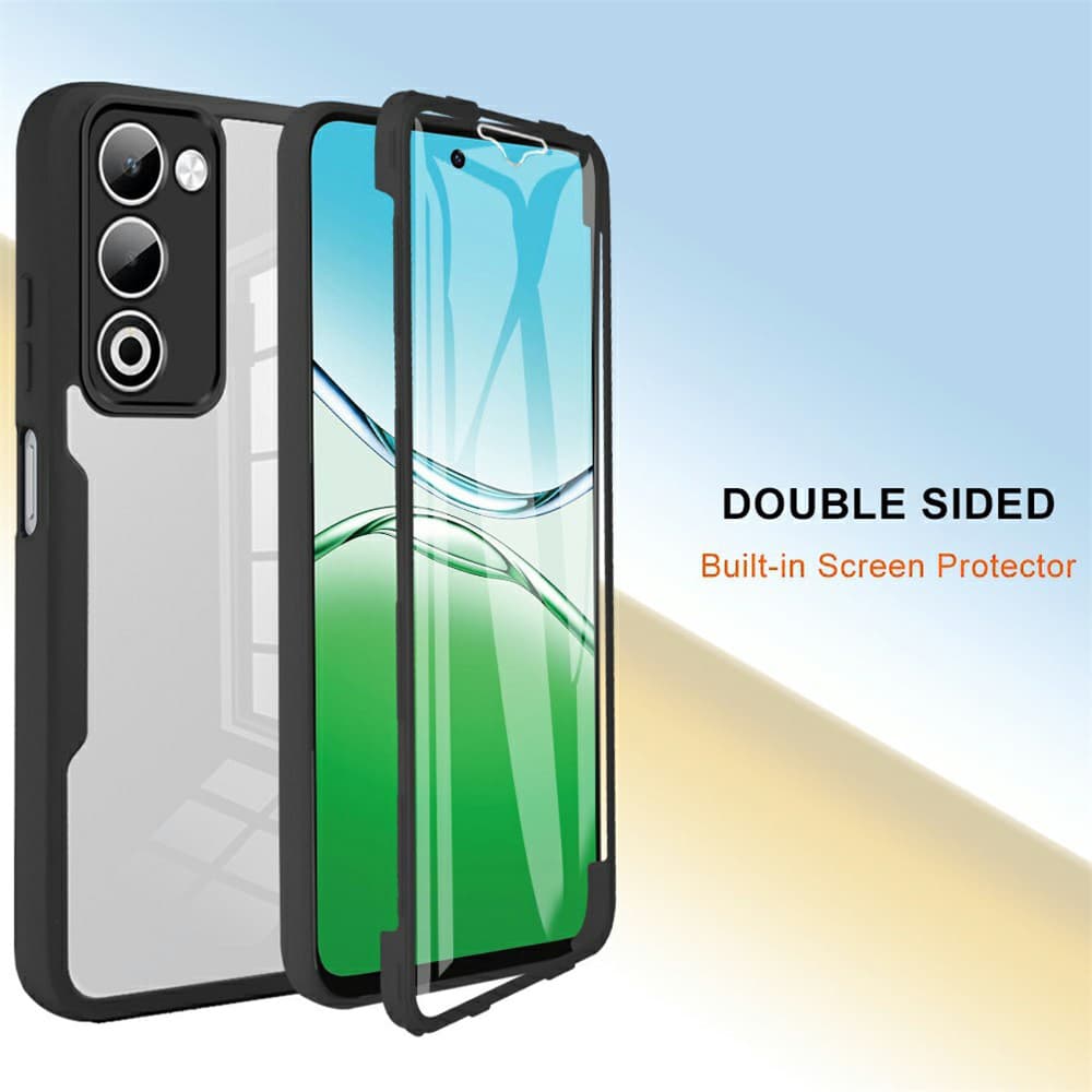 Techsuit ColorVerse 360 Series + Ochranné sklo Oppo A5 4G / A5 5G Fialová - náhled 2