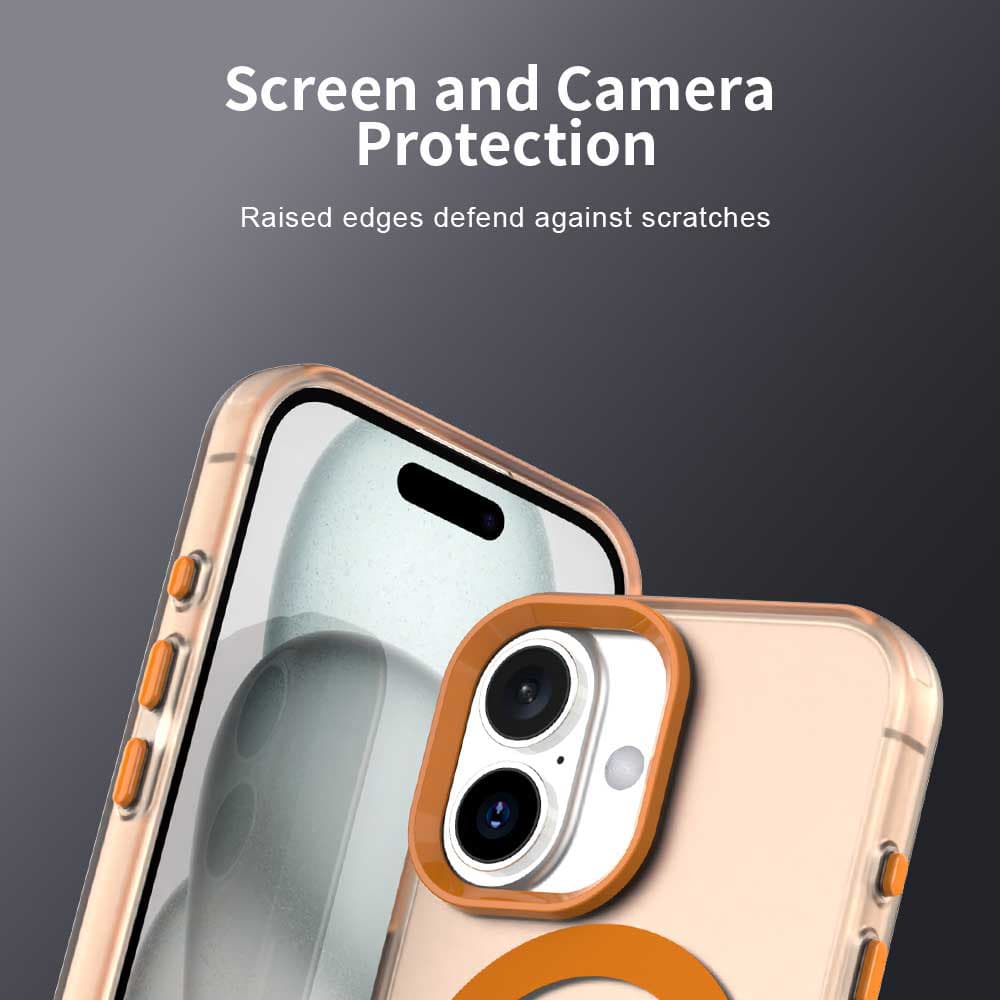 Techsuit CandyCase MagSafe pro iPhone 17 Pro Max oranžová - náhled 2
