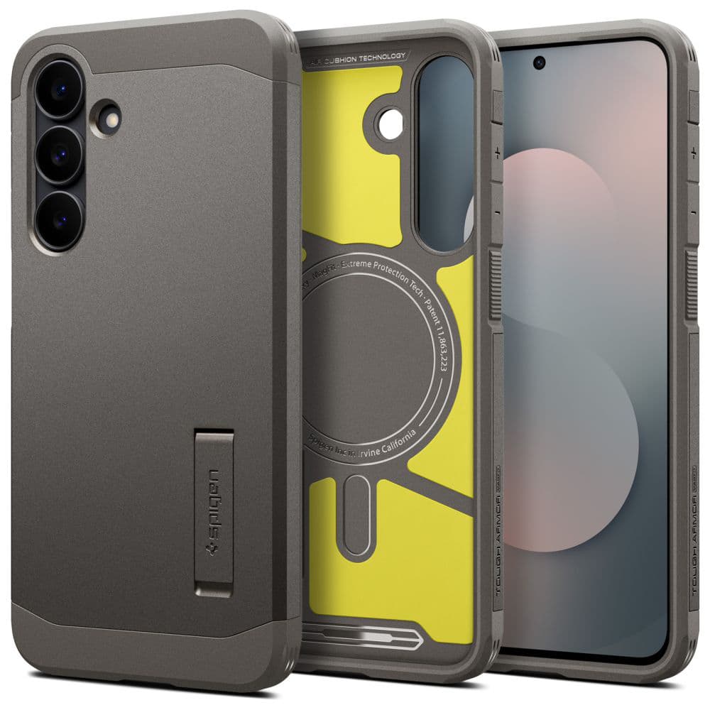 Spigen tough armor magsafe Samsung Galaxy S25 FE gunmetal - náhled 2