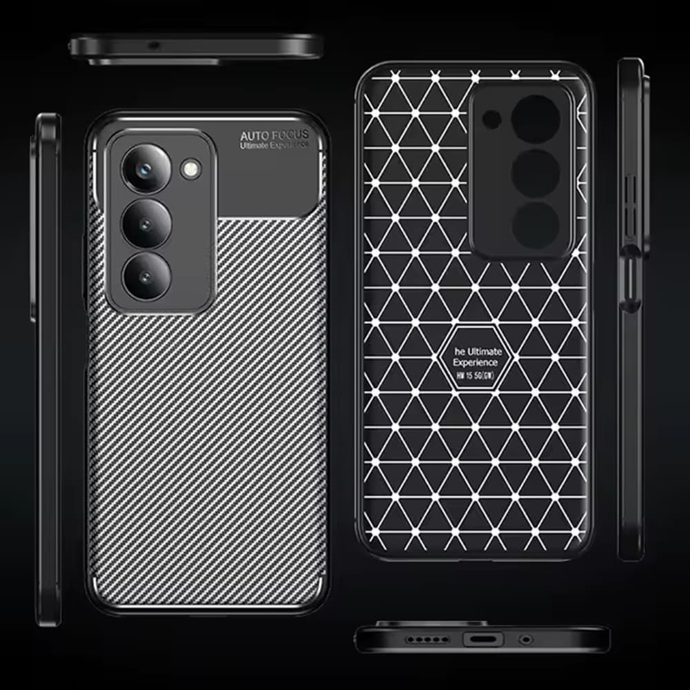 Pouzdro Techsuit CarbonFiber pro Xiaomi Redmi 15 4G / 5G černé - náhled 2