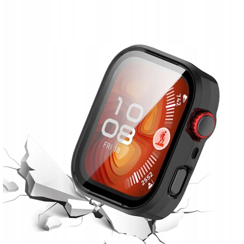 Techsuit Defense360 Pro s ochranným sklem pro Huawei Watch Fit 4 Pro černá - náhled 2