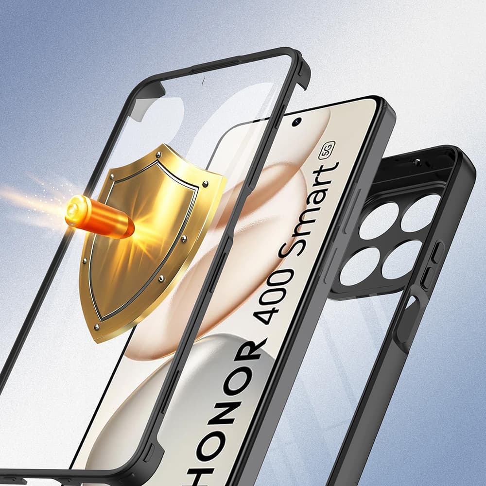 Techsuit ColorVerse 360 + ochrana displeje pro Honor 400 Smart 5G černý - náhled 2
