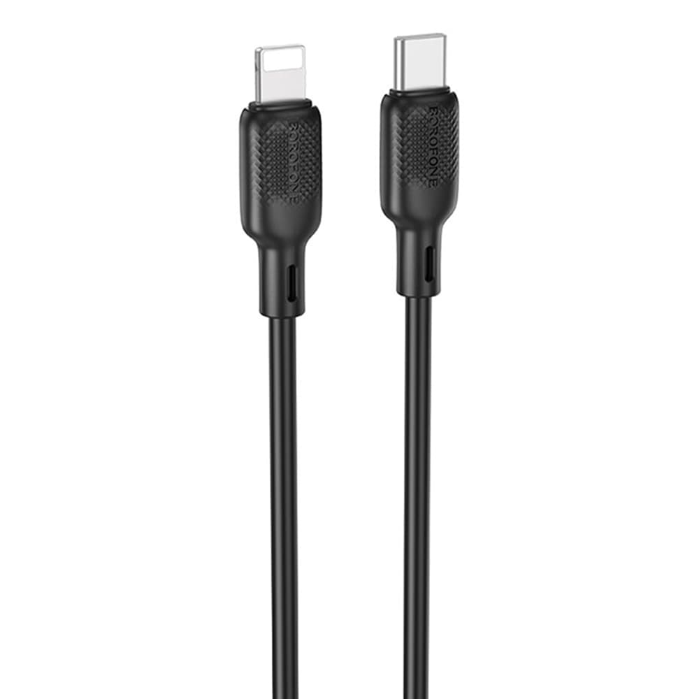 Borofone BX113 Type-C to Lightning 3A 27W silikonový 2m černý - náhled 2