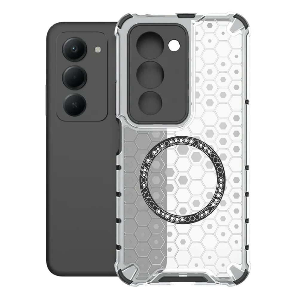 Techsuit HoneyComb Shield MagSafe pro Xiaomi Redmi 15 4G / 5G bílý - náhled 2