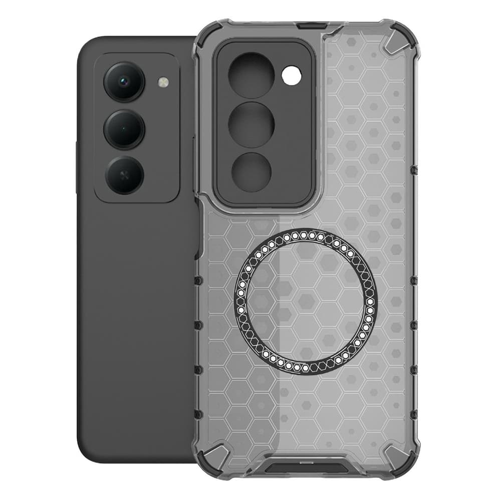 Techsuit HoneyComb Shield MagSafe pro Xiaomi Redmi 15 4G / 5G černý - náhled 2