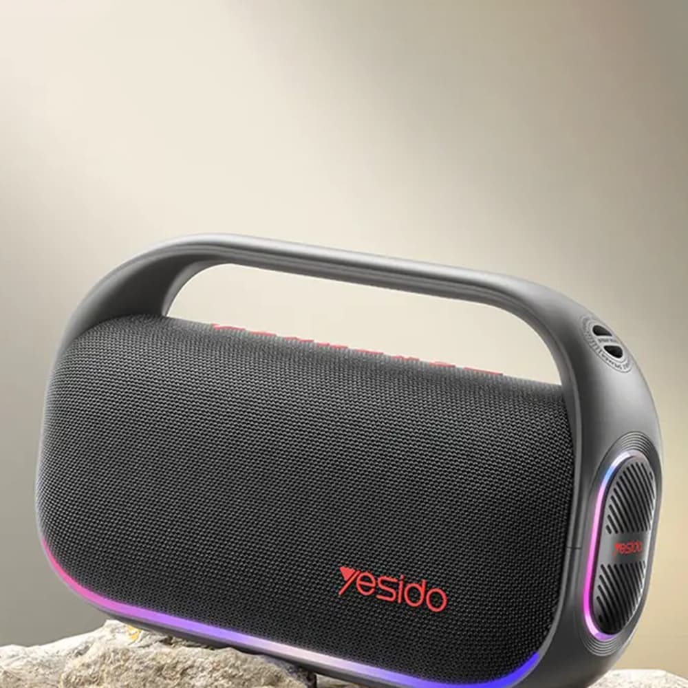 Yesido Wireless Speaker YSW31 RGB osvětlení Bluetooth 5.0 80W 8000mAh vodotěsný černý - náhled 2