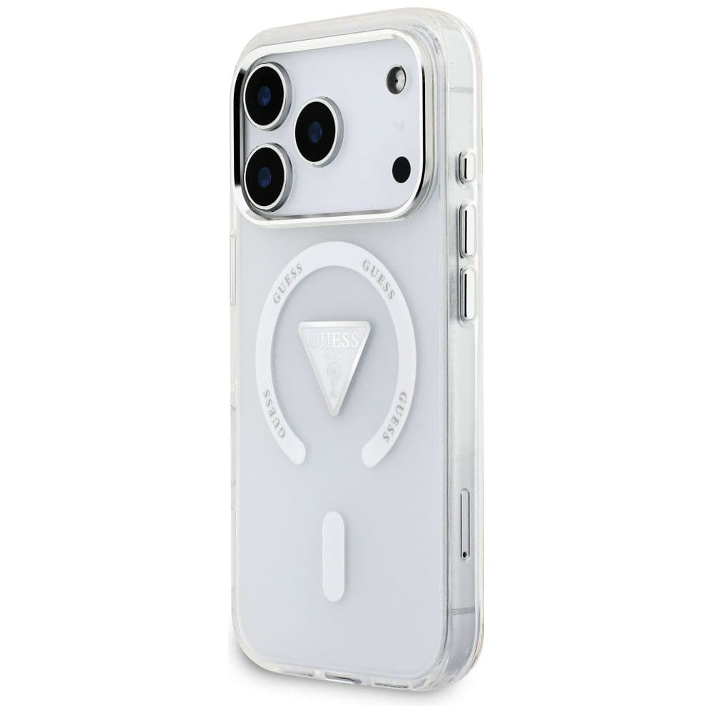 Guess IML Gradient Triangle Logo MagSafe iPhone 17 Pro čirý - náhled 2